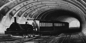 1863 Metropolitan Underground train.